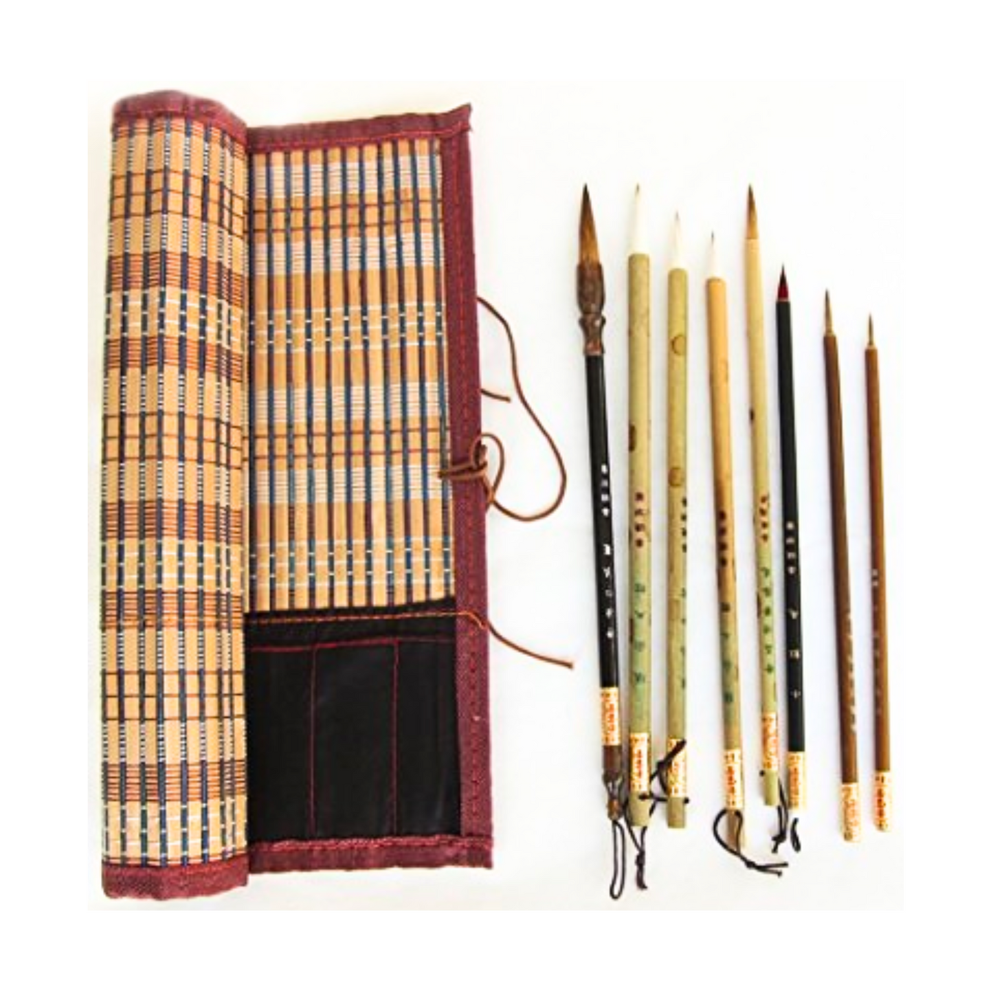 U&E STORE Professional Chinese Art Brush Set 8 Pcs